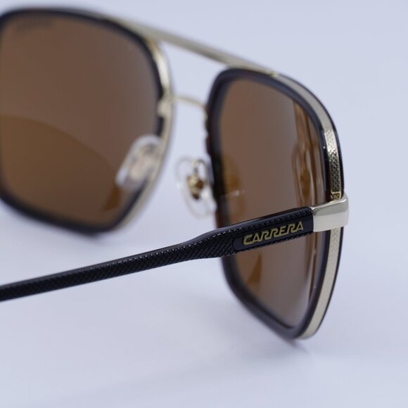 🕶️ New CARRERA 256/S 0J5G 70 Sunglasses - Havana/Gold Frame, Brown Lenses - Picture 11 of 12